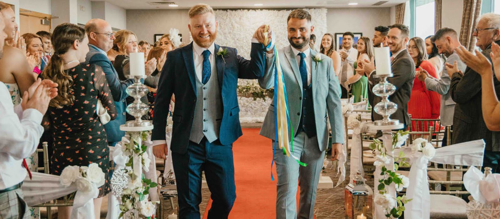 Real Weddings: William and Henrique’s waterfront wedding in Co Limerick